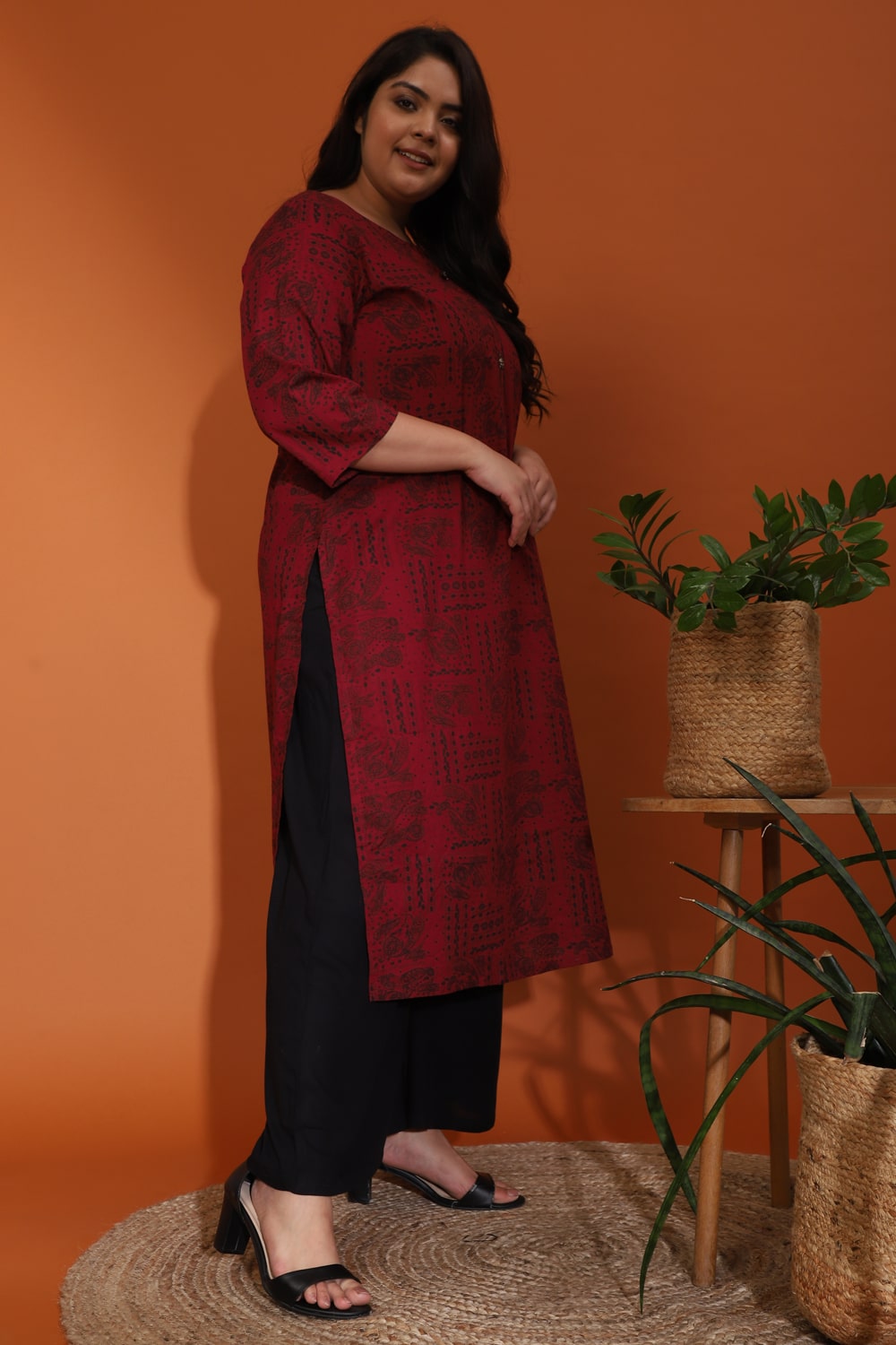 Buy Black Basic Palazzo Pants