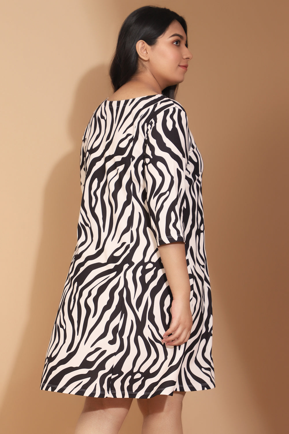 Tiger Printed Dress for Women