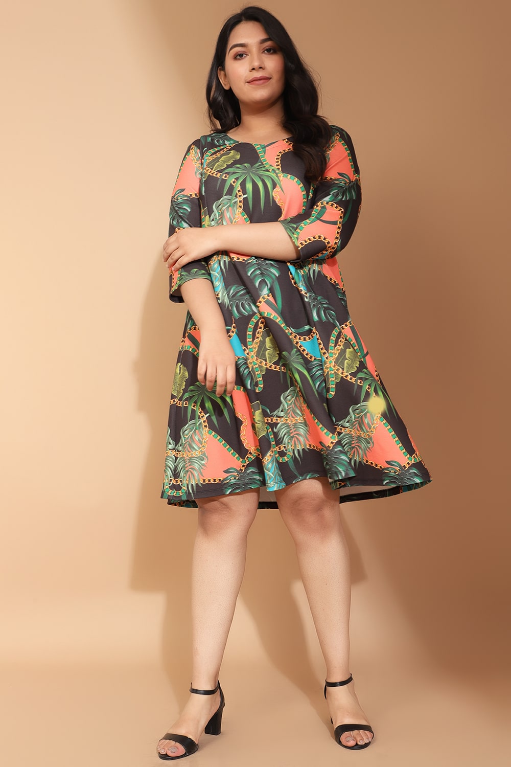 Buy Corel Forest Inspired Printed Dress