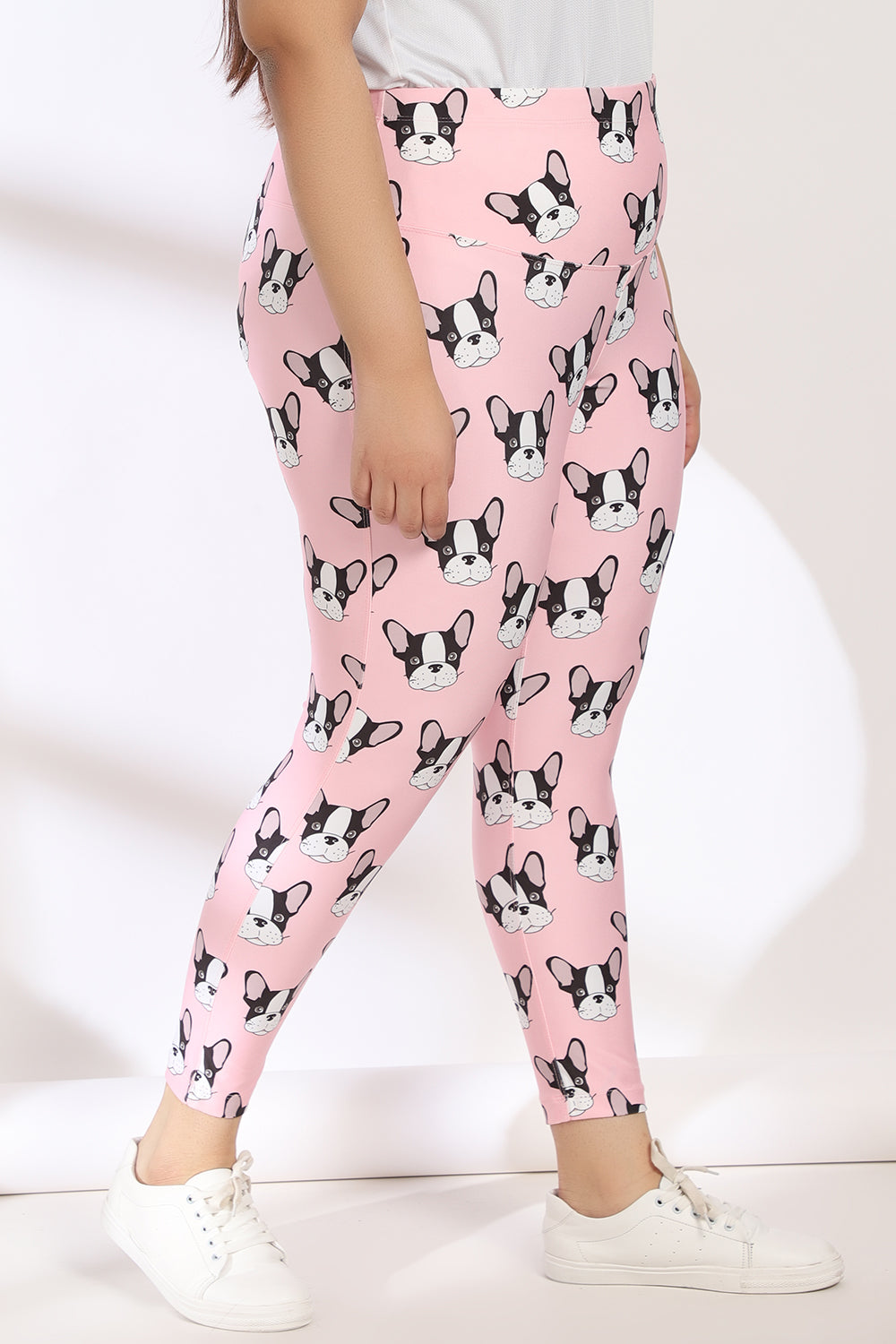 French Bulldog Tummy Shaper Printed Leggings