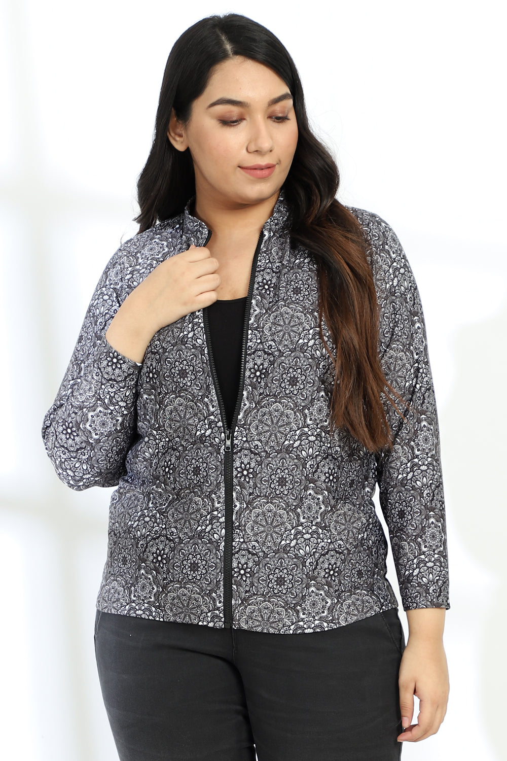 Ethnic Motifs Printed Jacket