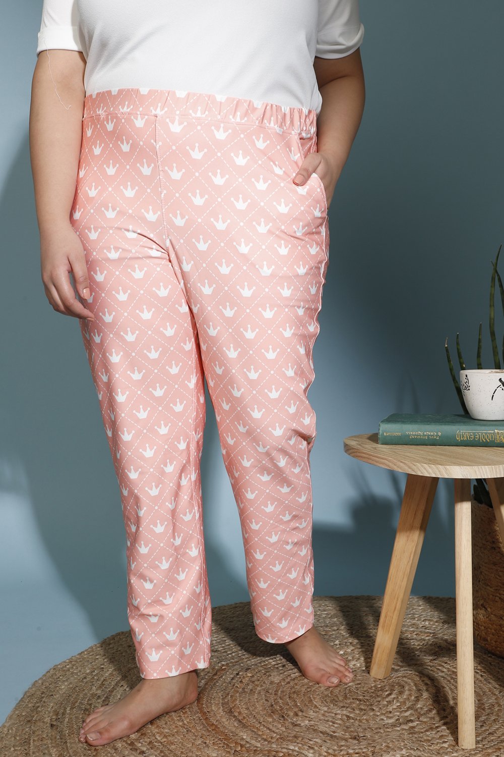 Crown Printed Lounge Pants