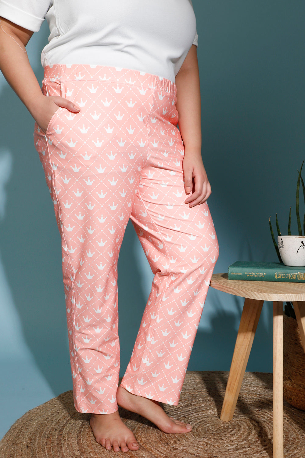 Buy Crown Printed Lounge Pants