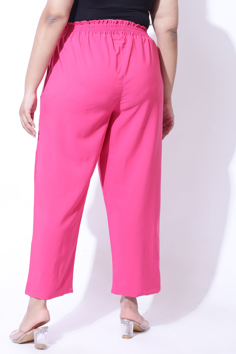 Plus Size Bright Pink Pants