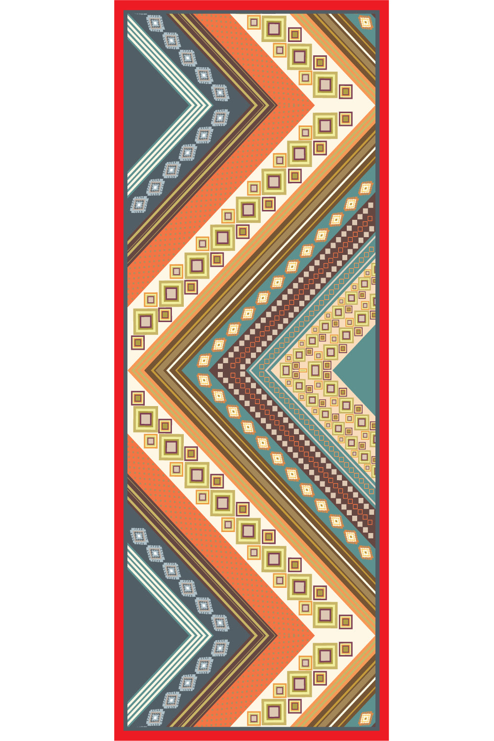 amydus color chevron 4xl size blended dupatta