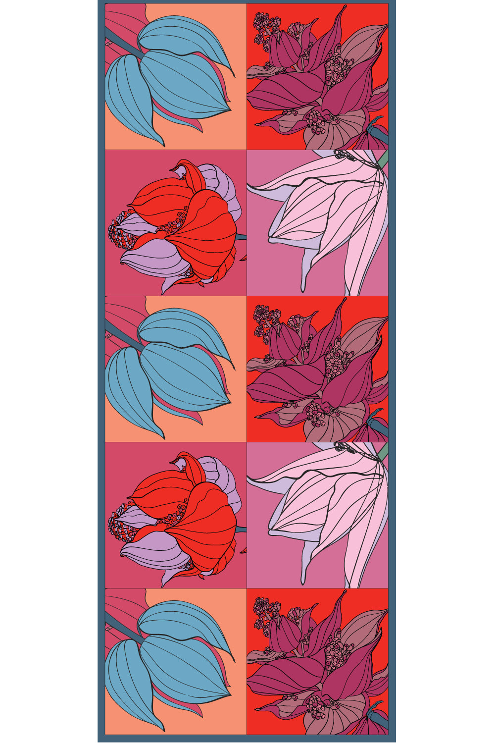 Medinilla Love Floral Stole for Women