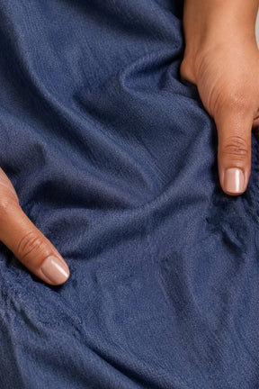 Plus Size Wide Leg Easy PullOn Dark Denim