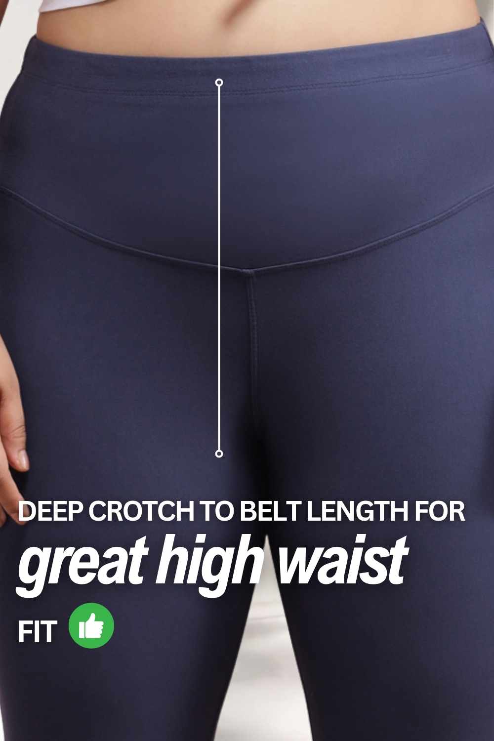Plus Size Denim Blue Tummy Tucker Jeggings