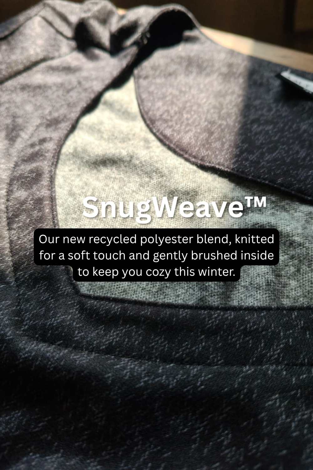 Plus Size Charcoal Grey SnugWeave™ Winter Dress