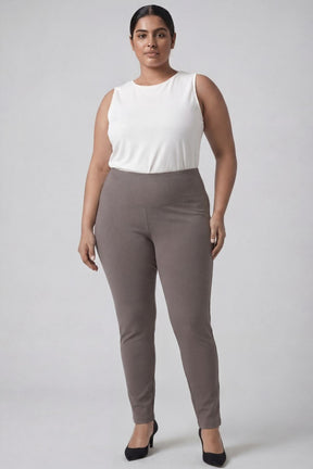 Taupe Tummy Tucker Jeggings