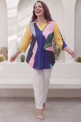 Modern Art Centre Pleat Top