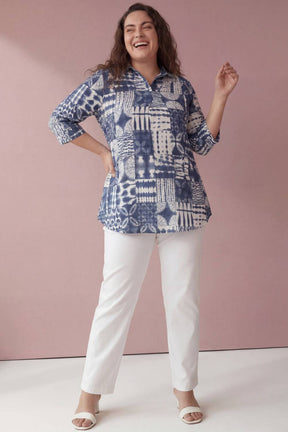 WildBlue Floral Print Top