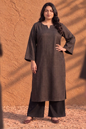 Plus Size Minimal Charm SnugWeave™  Kurta