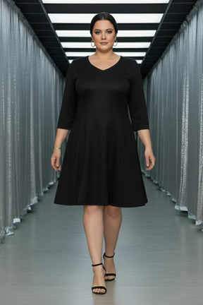 Plus Size Black Party Dress