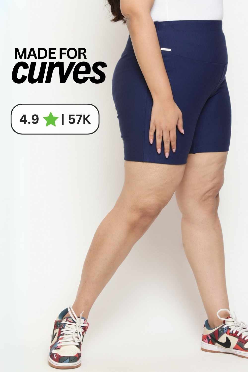 Blue Tummy Shaper Shorts