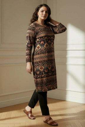 Plus Size Ethnic Love SnugWeave™ Winter Kurta