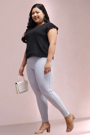 Ice Blue Tummy Tucker Jeggings