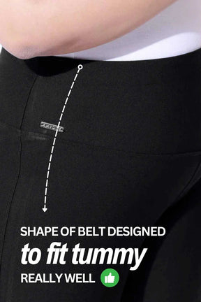 Plus Size Black Tummy Shaper Shorts