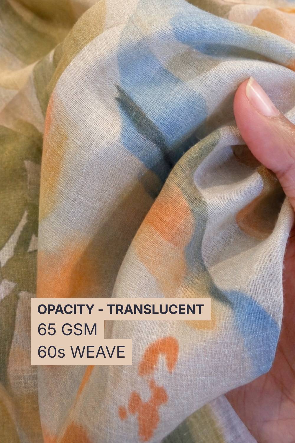 Buy Abstract Cotton Blend Fabric 56 Inches Width