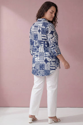 WildBlue Floral Print Top