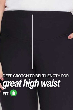 Navy New Fit Tummy Tucker Crop Pants