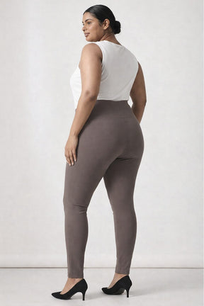 Taupe Tummy Tucker Jeggings