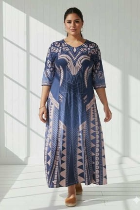 Blue Ombre Knight Queen Dress