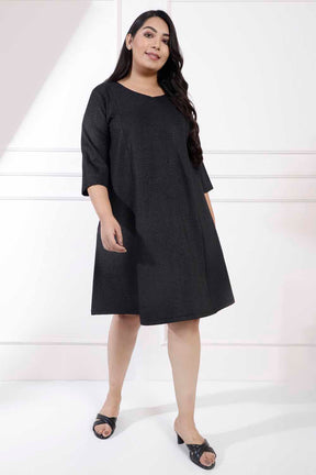 Plus Size Black Party Dress