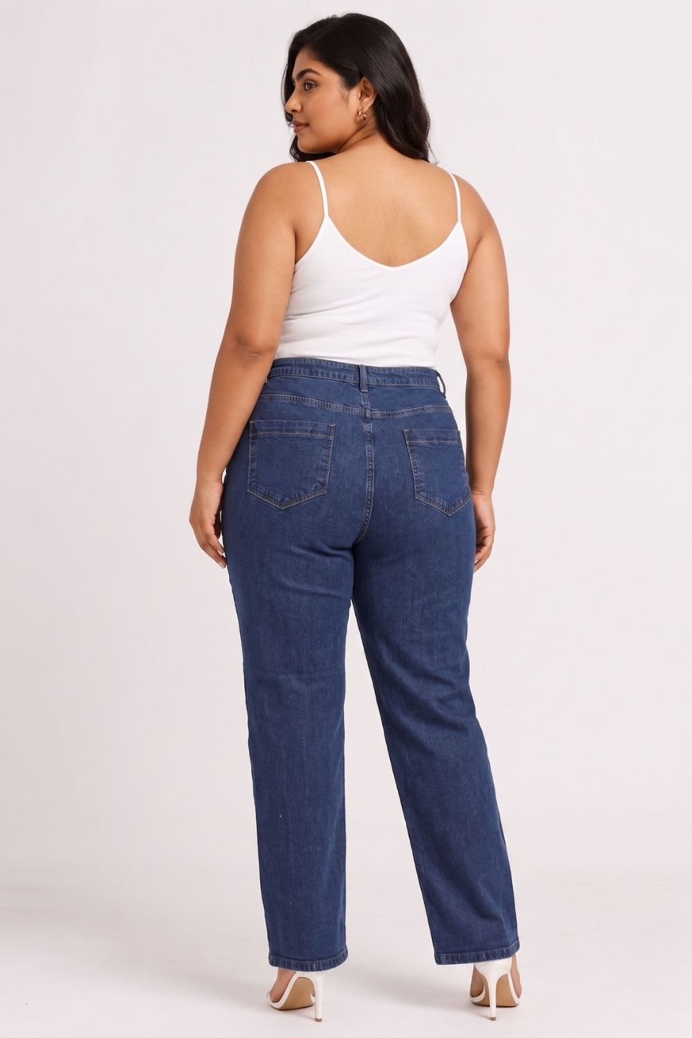 Plus Size Plus Size Straight Fit Absolute Navy Blue Jeans
