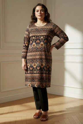 Plus Size Ethnic Love SnugWeave™ Winter Kurta