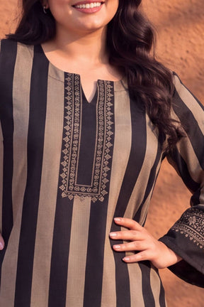 Plus Size Classic Stripes SnugWeave™  Kurta