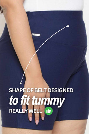 Blue Tummy Shaper Shorts
