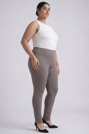 Taupe Tummy Tucker Jeggings