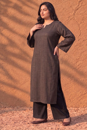 Plus Size Minimal Charm SnugWeave™  Kurta
