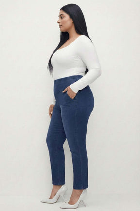 Navy Blue Light Fade Straight Fit Jeans