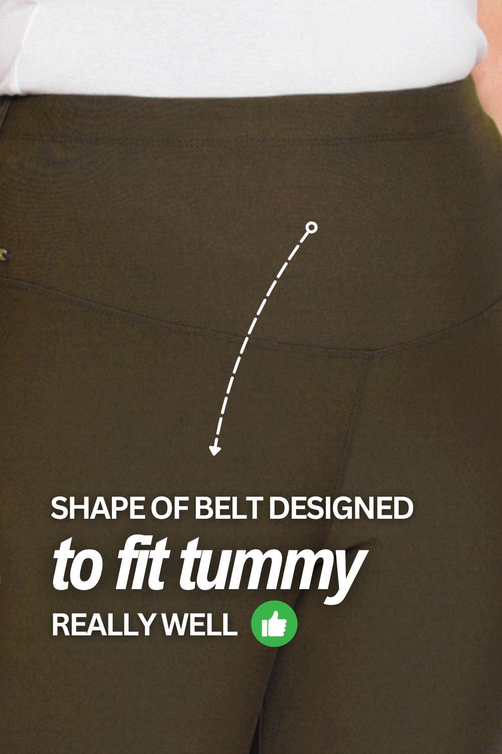 Plus Size Olive Essential Tummy Shaper Jegging