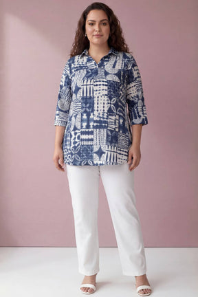 WildBlue Floral Print Top