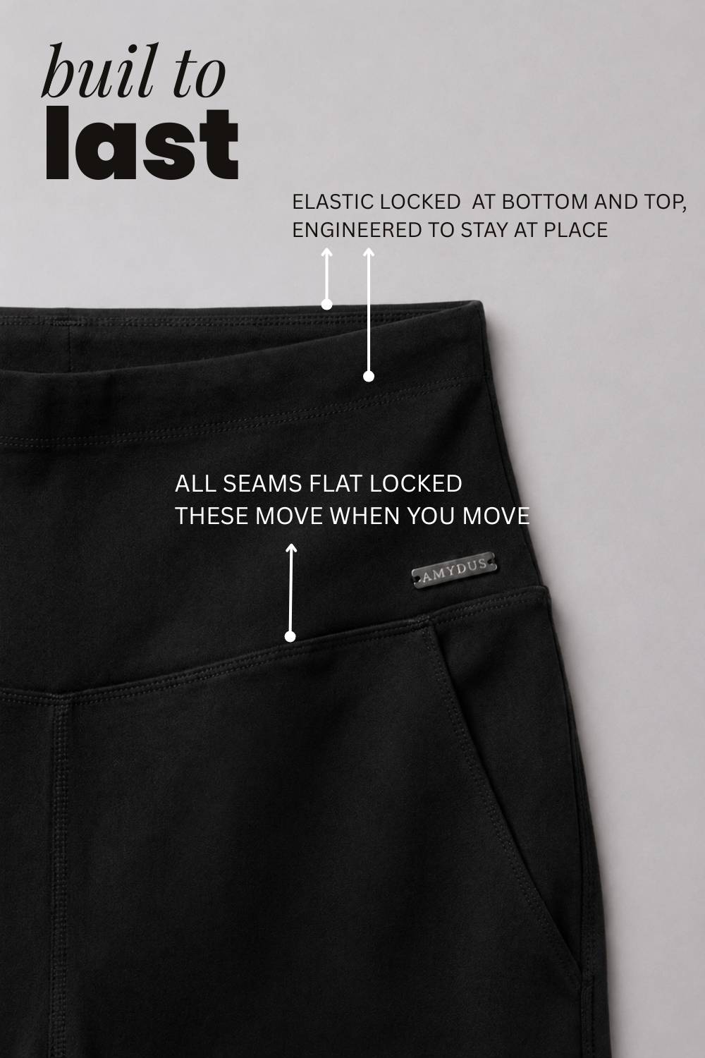 Plus Size Plus Size Black Tummy Shaping Wide Straight Pants