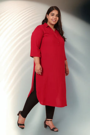 Red Kurta
