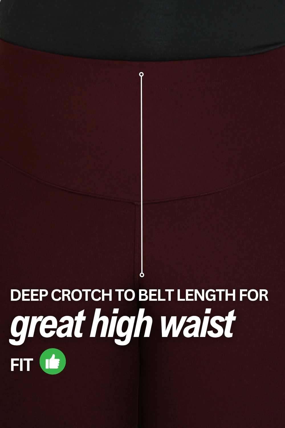 Plus Size Wine Red Tummy Tucker Jeggings