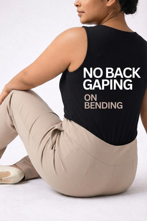 Plus Size Cream Tummy Shaper Straight Fit Pants