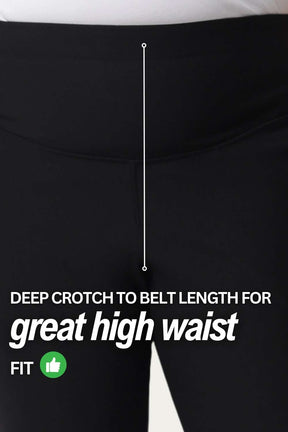 Black New Fit Tummy Tucker Crop Pants
