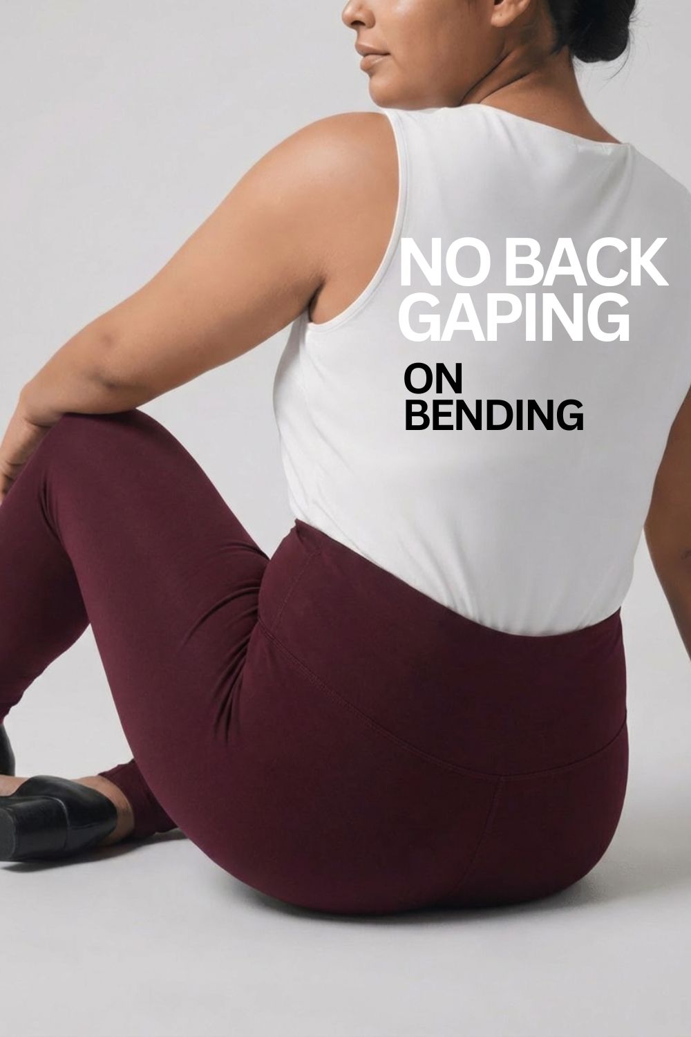 Wine Red Tummy Tucker Jeggings for Women