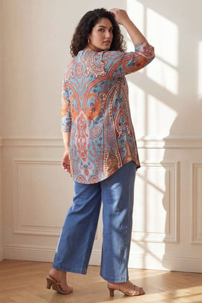 Plus Size Multicolor Top