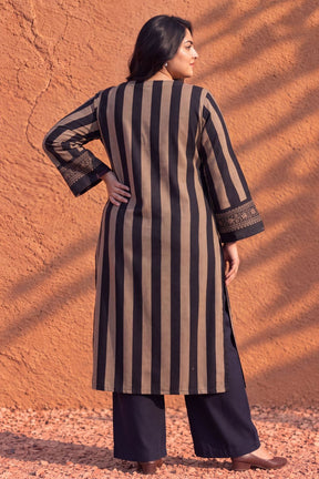 Plus Size Classic Stripes SnugWeave™  Kurta