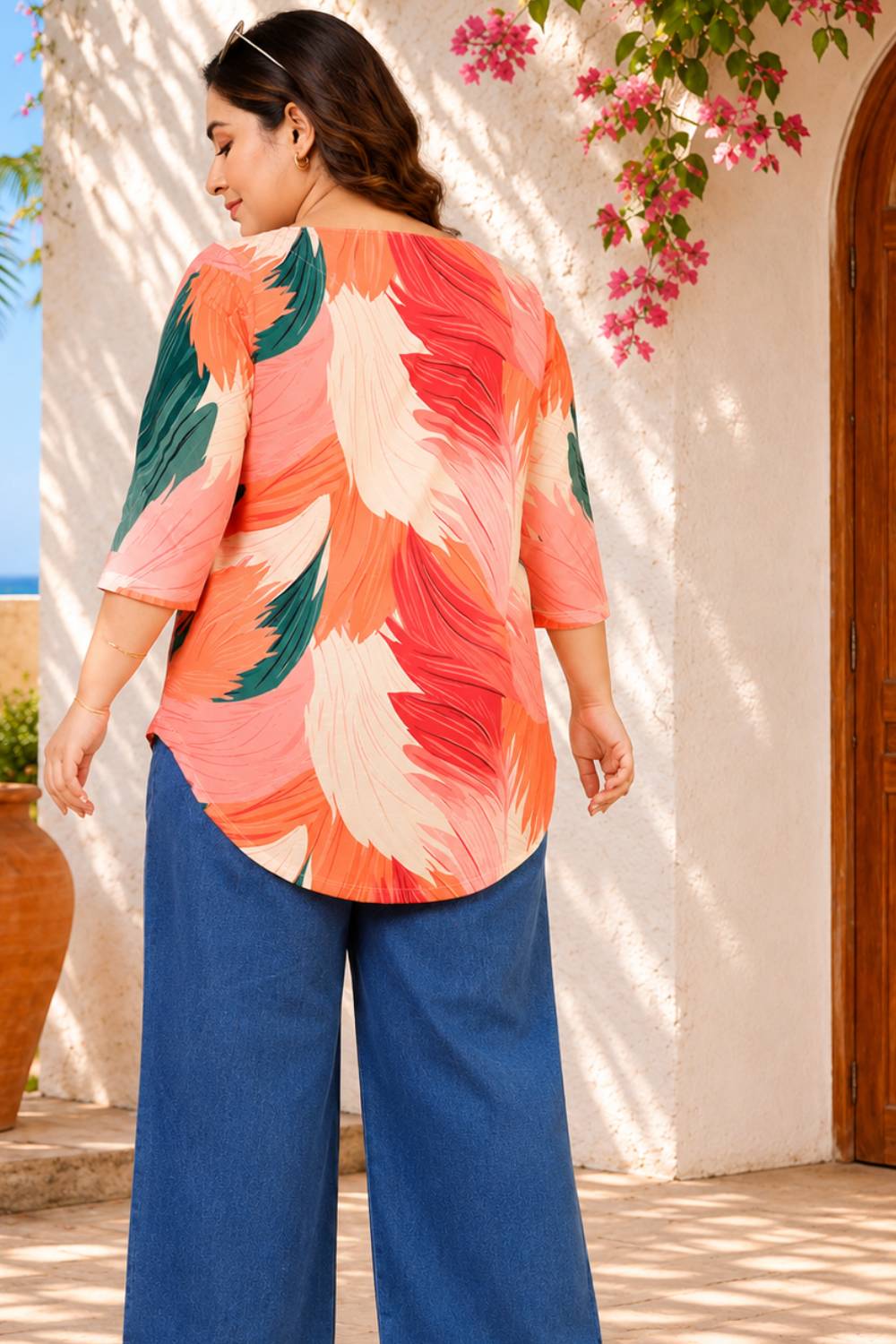 Summer Bliss Plus Size Top for Women