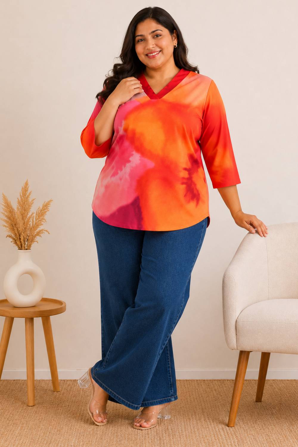 Plus Size Plus Size Floral Top