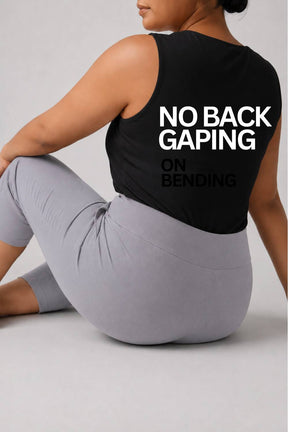 English Grey New Fit Tummy Tucker Crop Pants