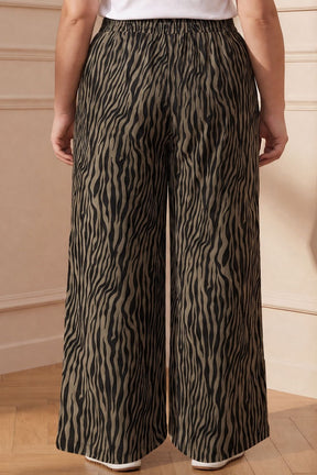 Plus Size Animal Print SnugWeave™ Winter Kurta Coord Set