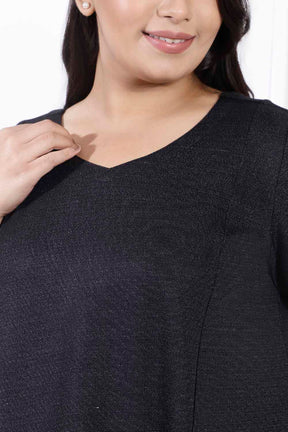 Plus Size Black Party Dress